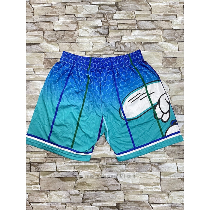 Pantalone Charlotte Hornets Mitchell & Ness Big Face Verde